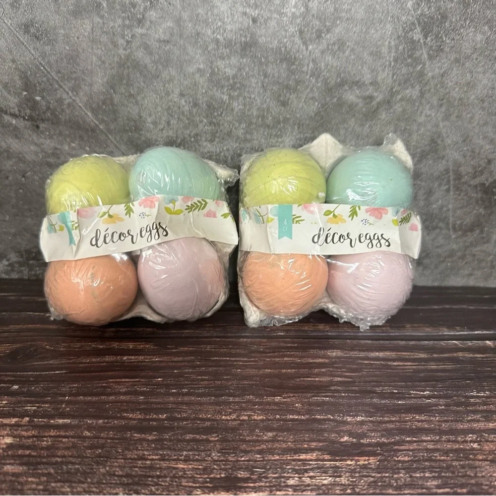 Target Bullseye Playground Wooden Easter Eggs Set of 2